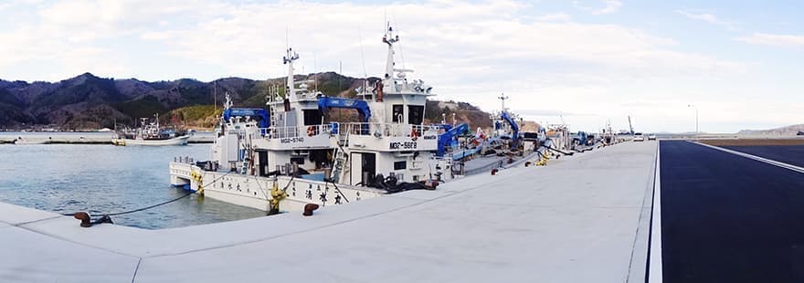 美しい漁港が復活。新しい絆はこれからも続く